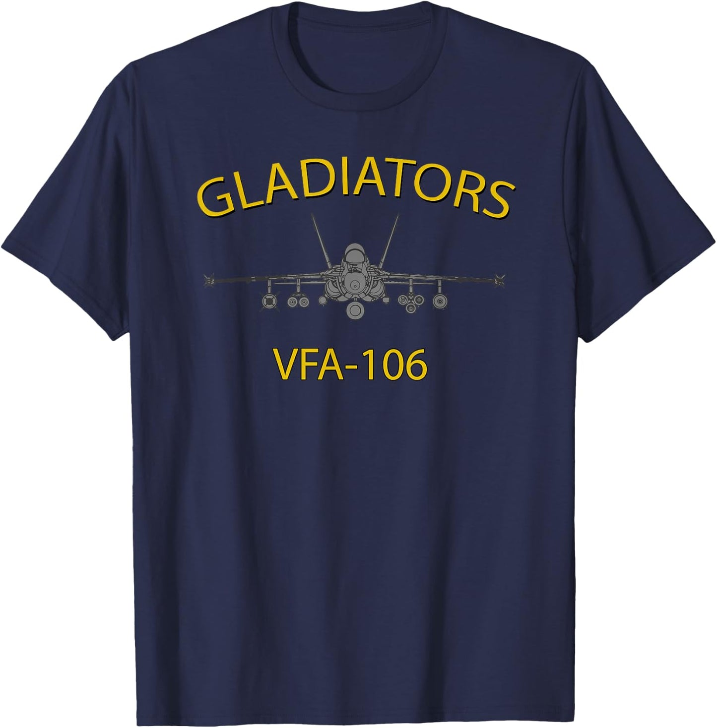 VFA-106 Gladiators Season F-18 Super Hornet T-Shirt - T-Shirt | Navy
