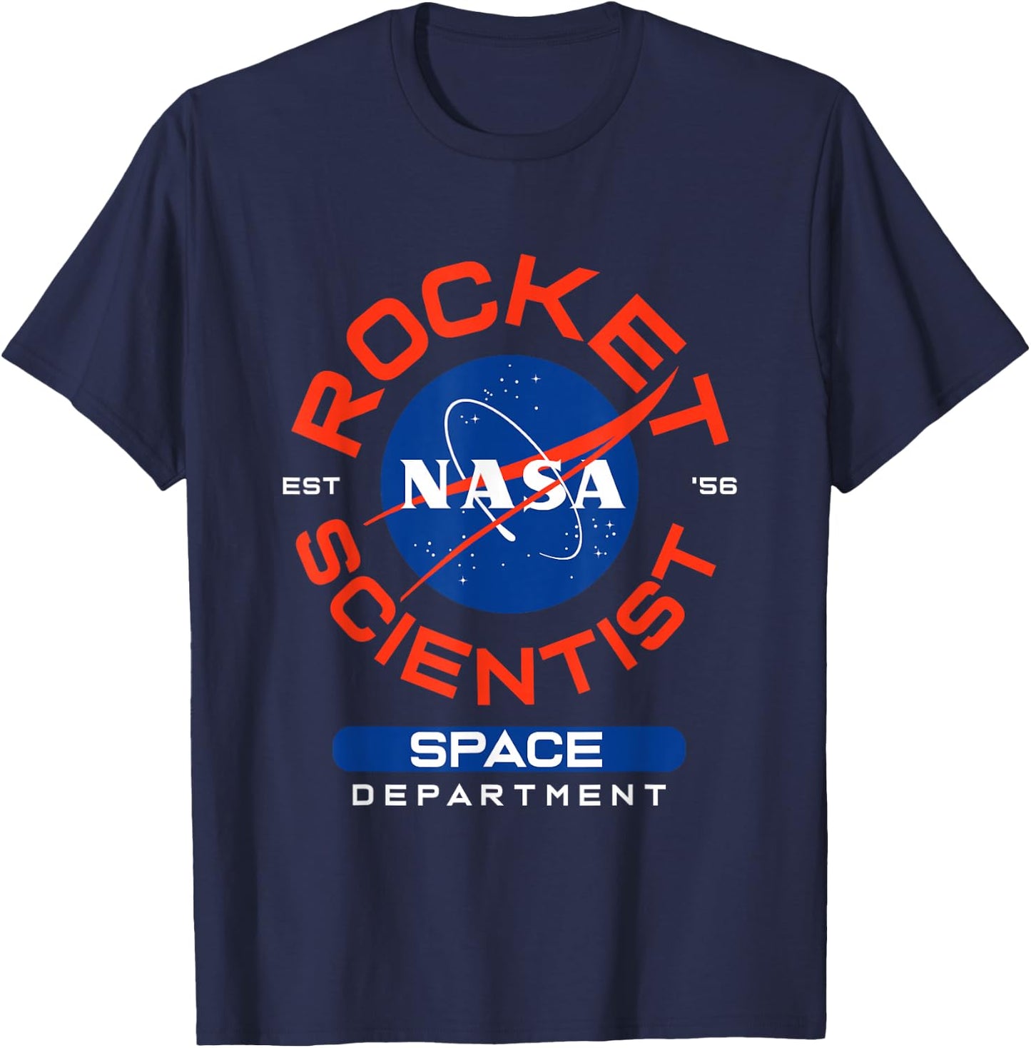 NASA Space Department Rocket Scientist T-Shirt - T-Shirt | Navy