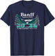 Lake Louise Alberta Banff National Parks Canada Bear T-Shirt - T-Shirt | Navy