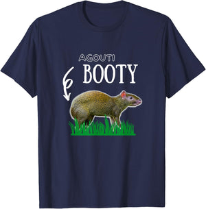 Agouti Animal Funny Grass Meme Men Women Kids T-Shirt - T-Shirt | Navy