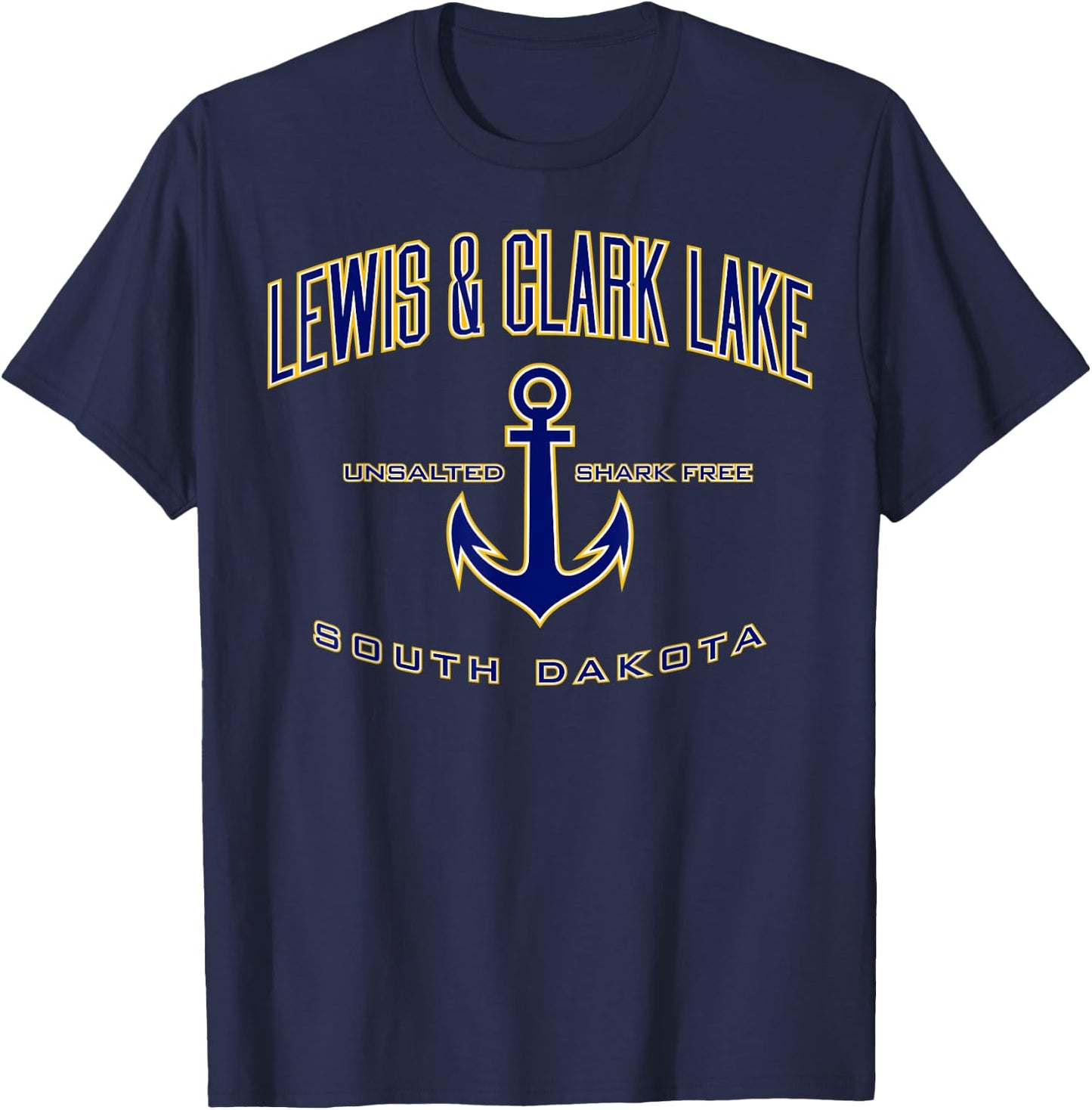 Lewis & Clark Lake SD T-Shirt - T-Shirt | Navy