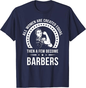 Barber Shirts | Barber T-Shirt - T-Shirt | Navy