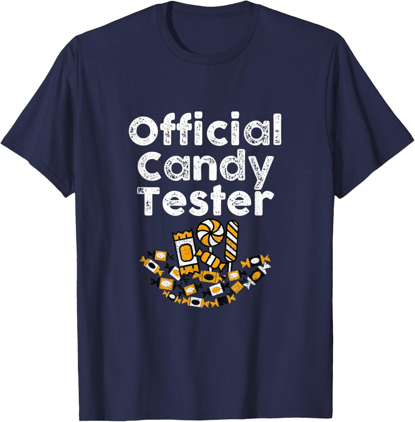 Official Candy Tester Trick or Treat HALLOWEEN CANDY T-Shirt - T-Shirt | Navy