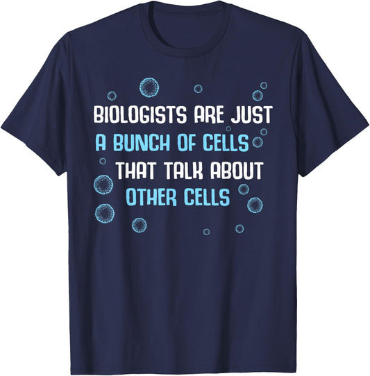 Biology Bio Teacher Student - Laboratory Microscope Biologist T-Shirt - T-Shirt | Navy