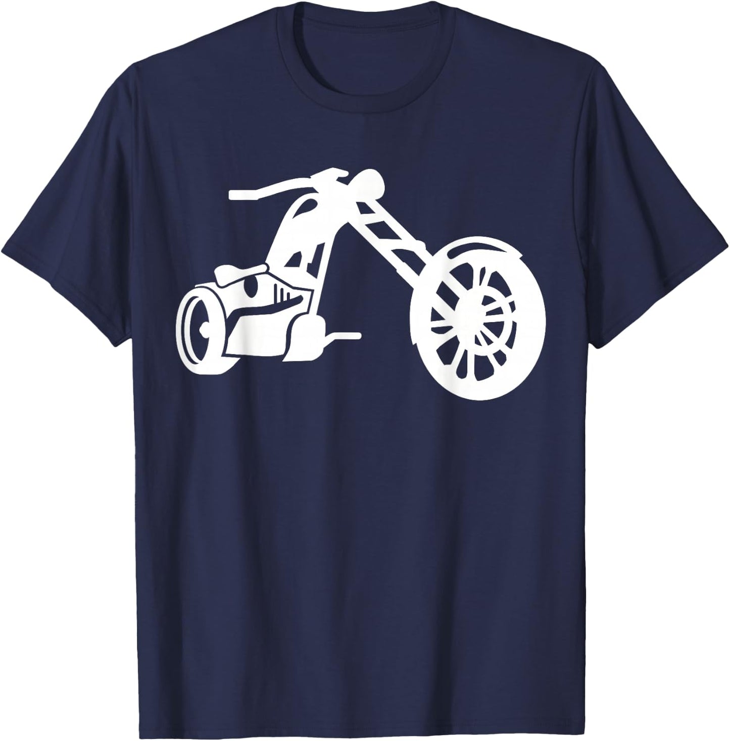 Chopper Motorcycle T-Shirt - T-Shirt | Navy
