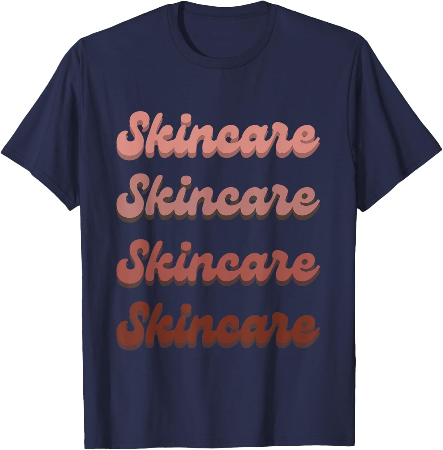 Skincare Skin Specialist Skin Esthetician Retro Skincare T-Shirt - T-Shirt | Navy