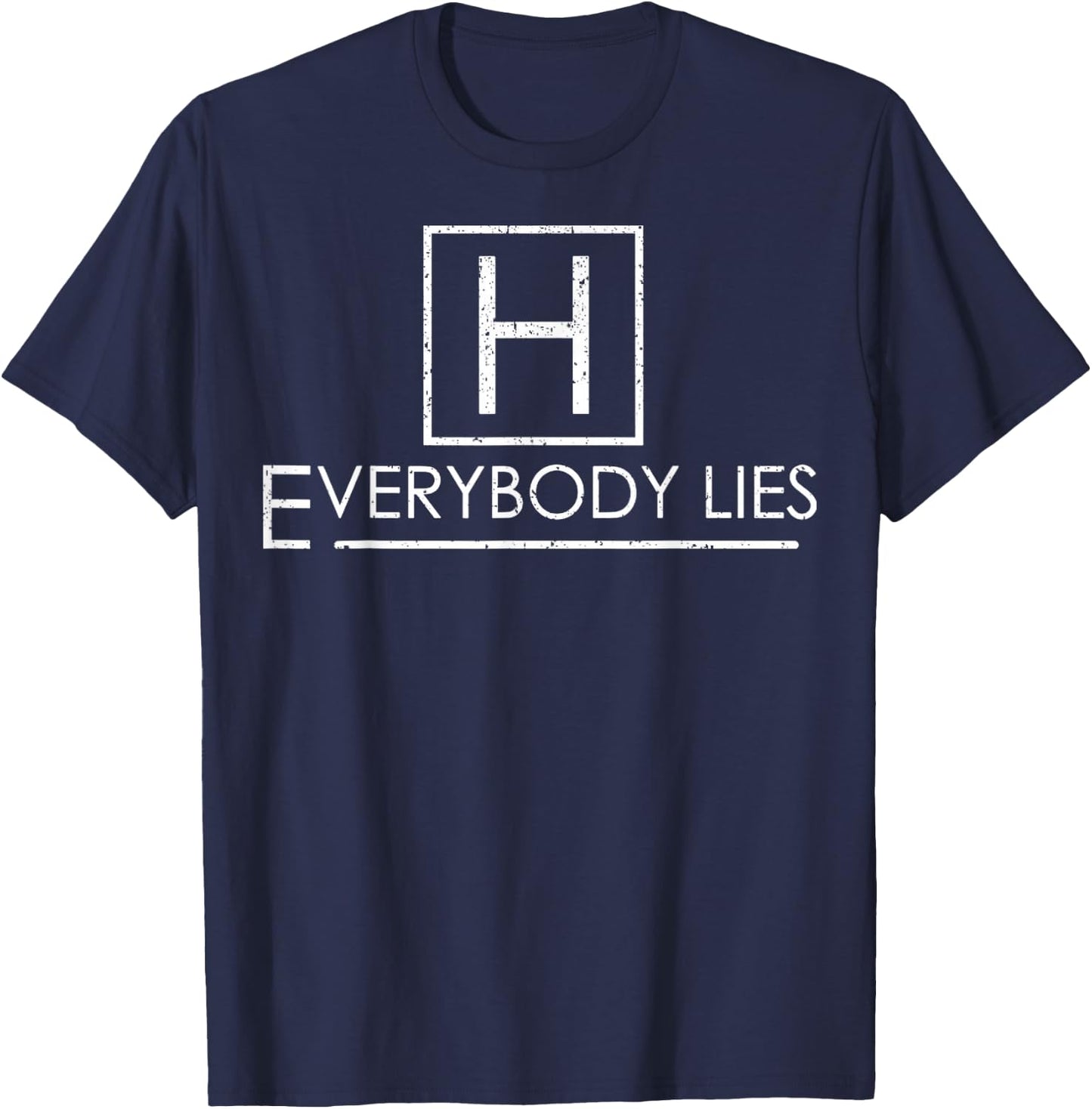 Vintage Everybody Lies T-Shirt - T-Shirt | Navy