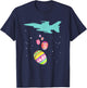 Easter Plane Pilot Shirt For Easter Break Easter Day T-Shirt - T-Shirt | Navy