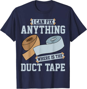 I can fix anything where is the Duct Tape T-Shirt - T-Shirt | Navy