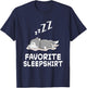 Wolf Wolves Nap Sleeping Sleep Pajama Pajamas Nightgown T-Shirt - T-Shirt | Navy