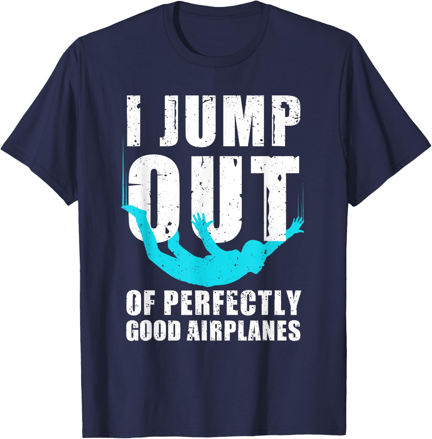 Funny Skydiving Design Women Skydiver Skydive Lovers T-Shirt - T-Shirt | Navy