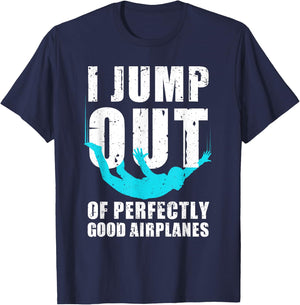 Funny Skydiving Design Women Skydiver Skydive Lovers T-Shirt - T-Shirt | Navy