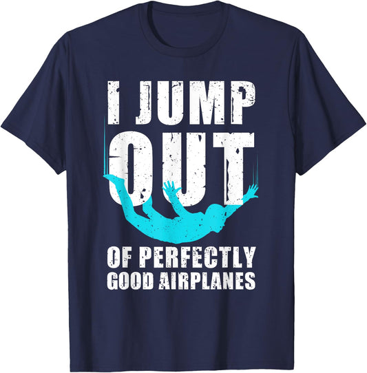 Funny Skydiving Design Women Skydiver Skydive Lovers T-Shirt - T-Shirt | Navy
