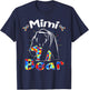Cute Mimi Bear Autism Awareness Autistic Family Lover T-Shirt - T-Shirt | Navy