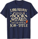 Funny Library Design Women Book Reading Lovers T-Shirt - T-Shirt | Navy
