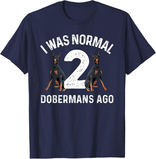 Cool Doberman Art Women Doberman Pinscher Dog Lover Small T-Shirt - T-Shirt | Navy