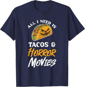 Horror Film Quote for a Horror Movie Lover T-Shirt - T-Shirt | Navy