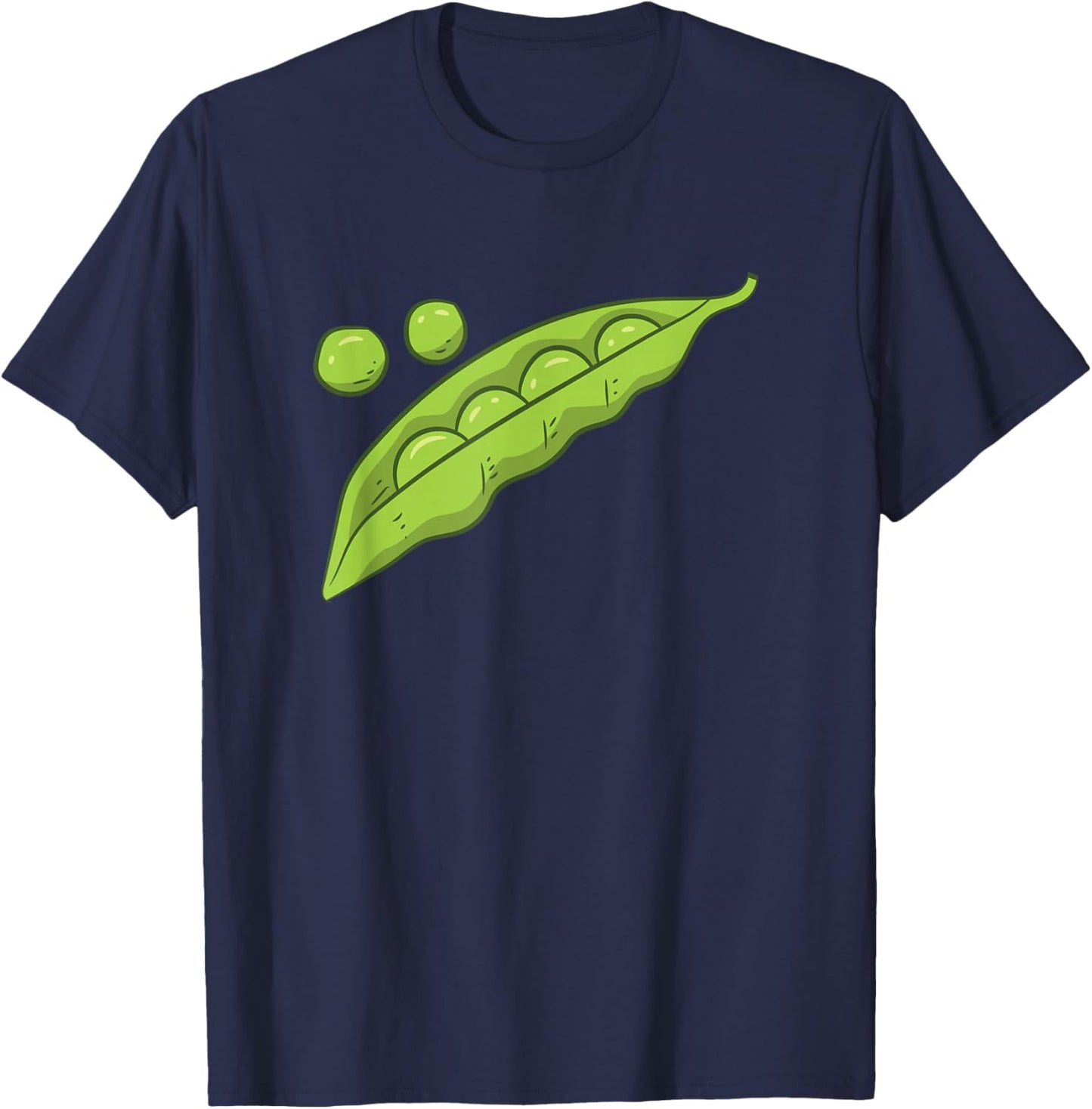 Funny Peas Vegetable Gift Peas T-Shirt - T-Shirt | Navy