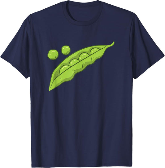 Funny Peas Vegetable Gift Peas T-Shirt - T-Shirt | Navy