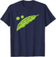 Funny Peas Vegetable Gift Peas T-Shirt - T-Shirt | Navy