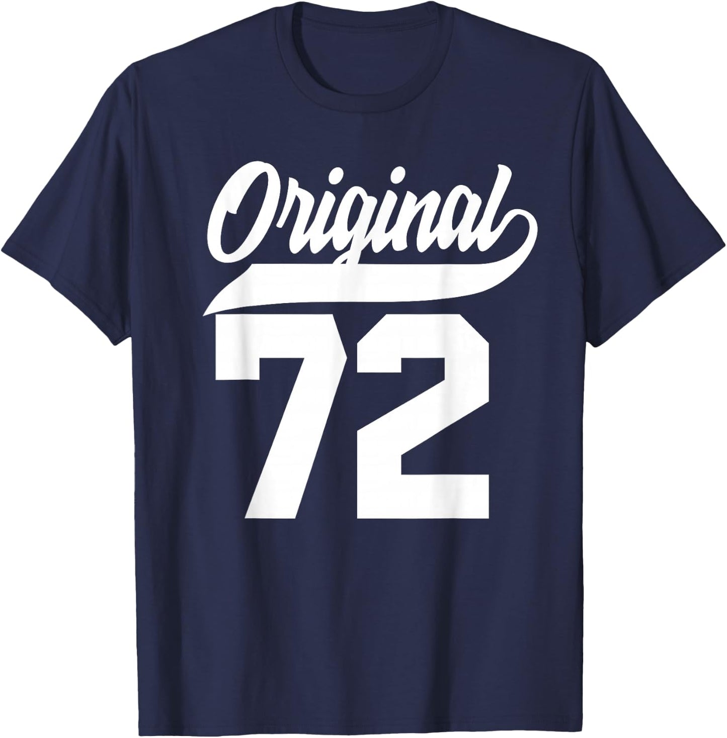 54rd Birthday Gift Man Woman Original Vintage Born 1972 T-Shirt - T-Shirt | Navy