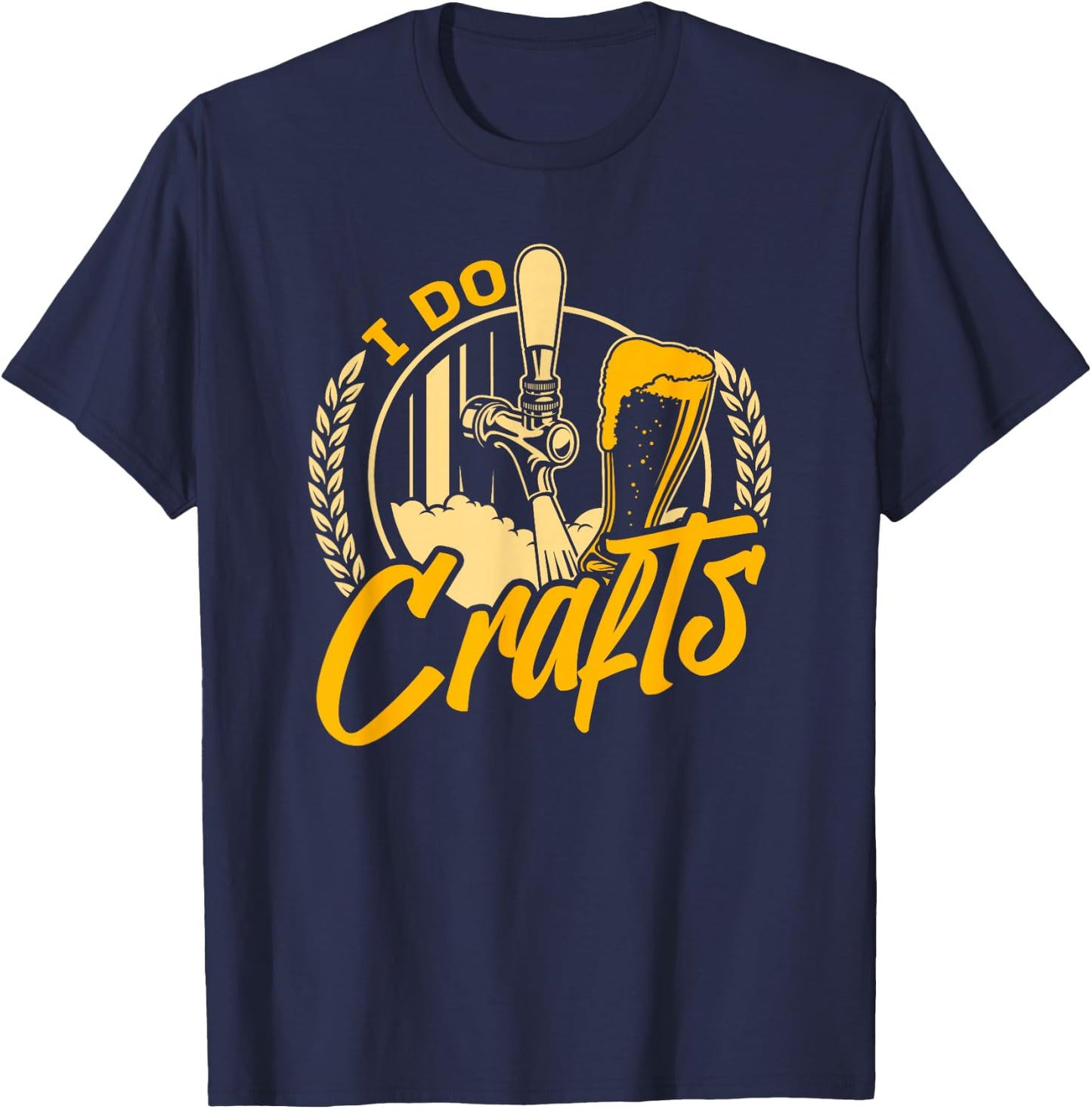 Home Brewing Craft Brewer - Hops IPA Craft Beer T-Shirt - T-Shirt | Navy