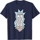 Rick and Morty Rick Waves T-Shirt - T-Shirt | Navy