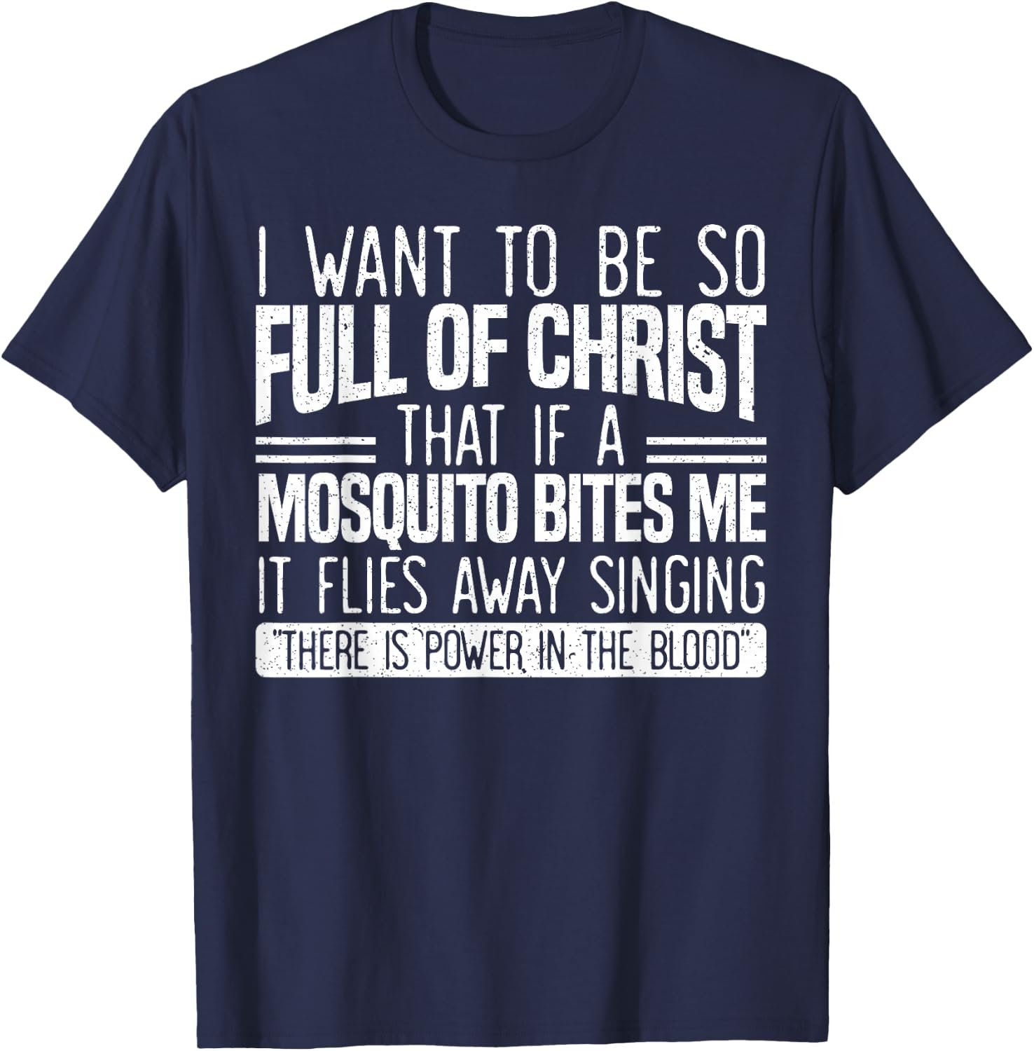 Funny Christian Religious Servant Of God Faithful Jesus T-Shirt - T-Shirt | Navy