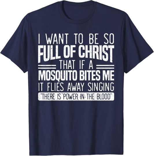 Funny Christian Religious Servant Of God Faithful Jesus T-Shirt - T-Shirt | Navy