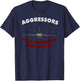 64th Aggressor Squadron Nellis AFB F-16 Jet T-Shirt - T-Shirt | Navy