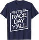It's Race Day Y'all Dirt Track Racing Checkered Flag T-Shirt - T-Shirt | Navy