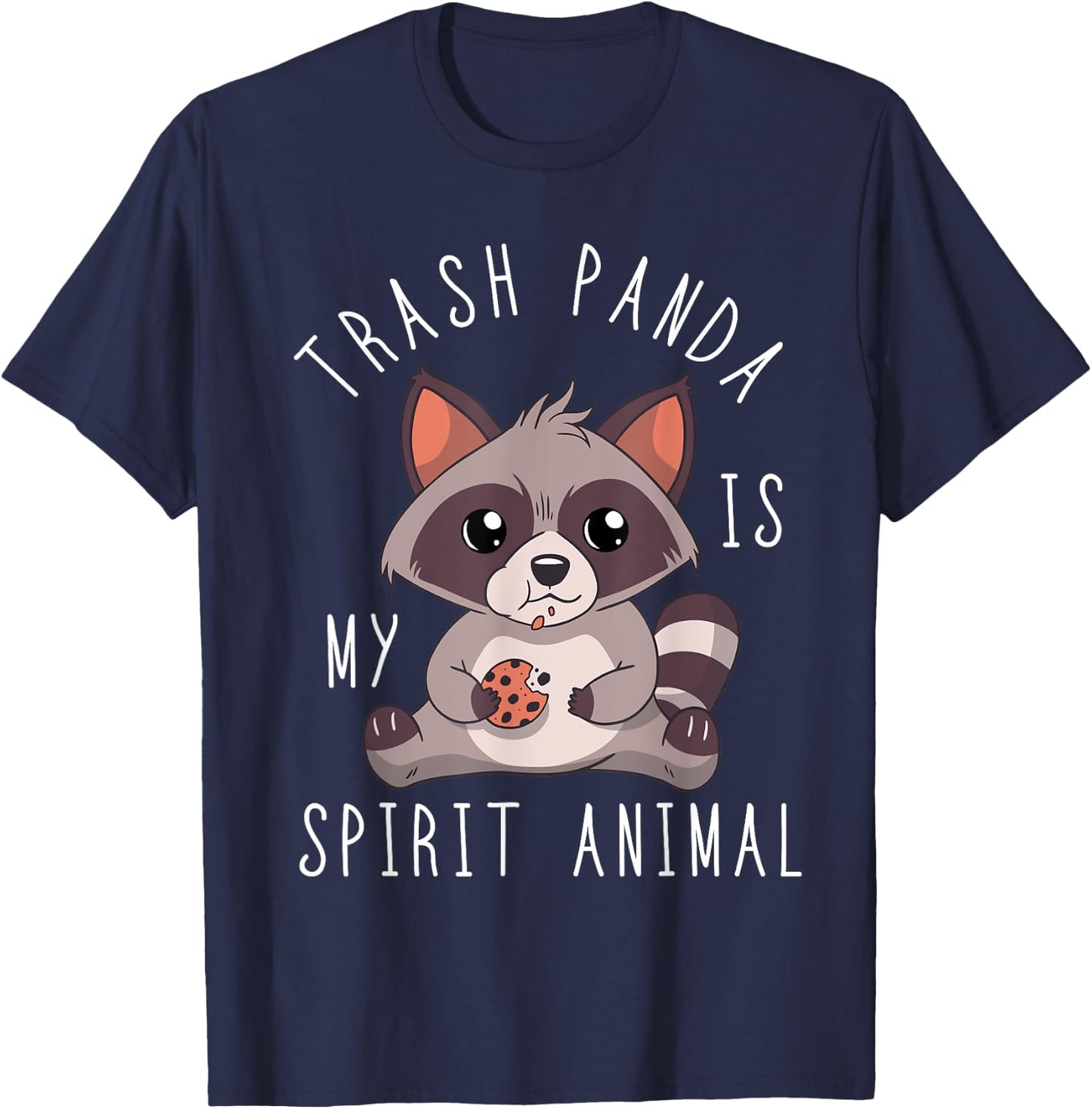 Trash Panda Spirit Animal Raccoon Mammal Garbage Trash T-Shirt - T-Shirt | Navy