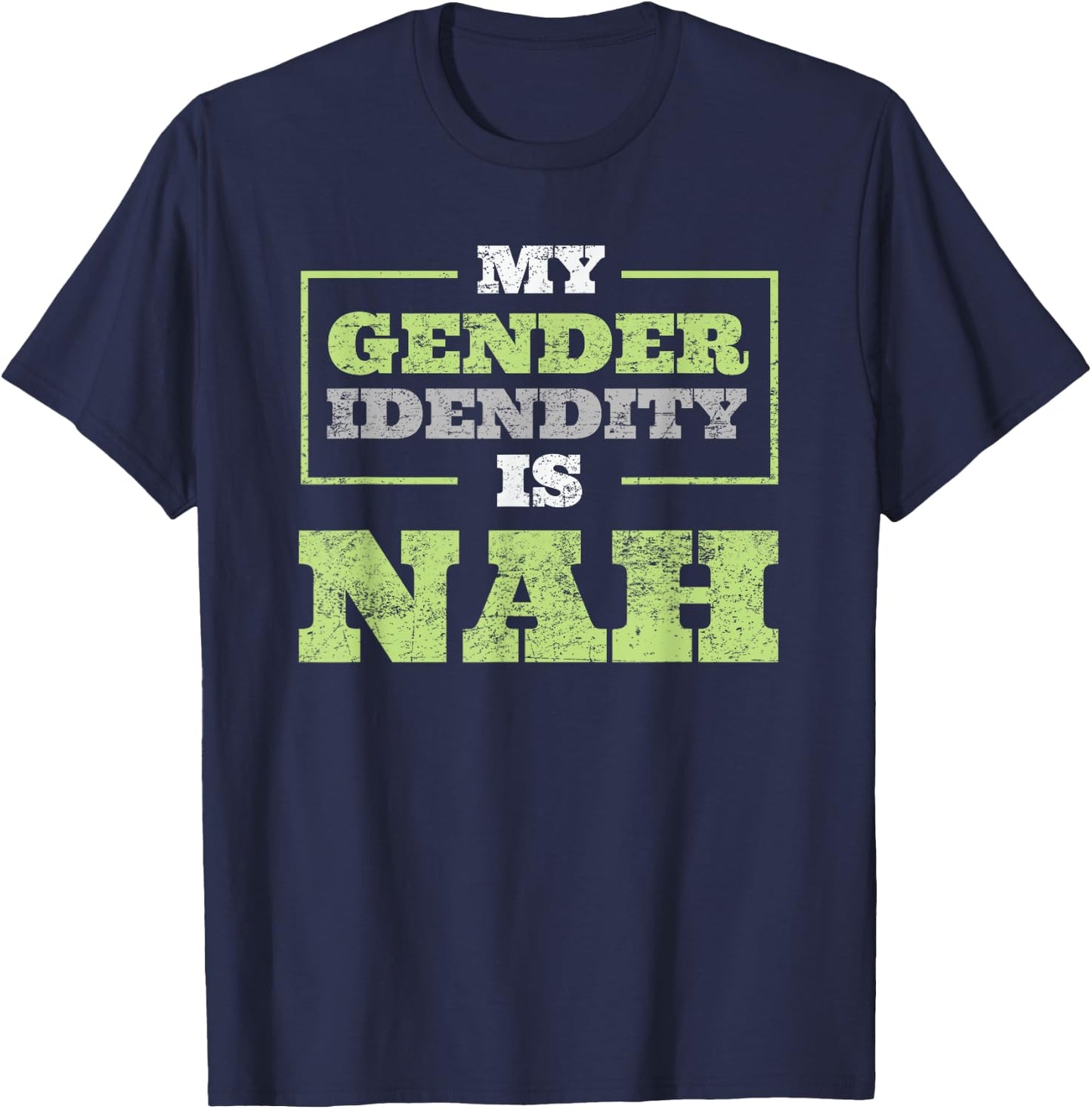 Close to Agender Pride Parade LGBTQ Retro Party T-Shirt - T-Shirt | Navy