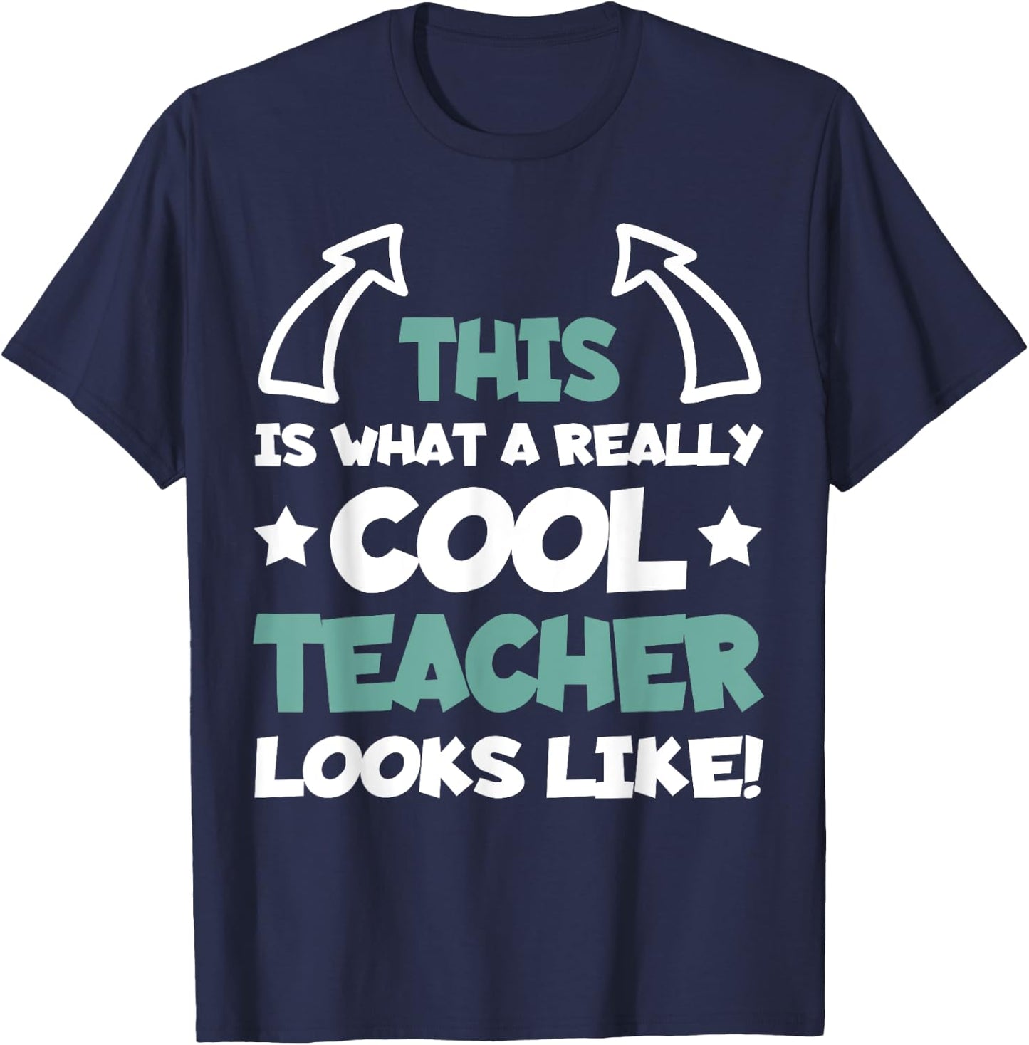 Cool Teacher Funny Saying Teaching Student Men Women T-Shirt - T-Shirt | Navy