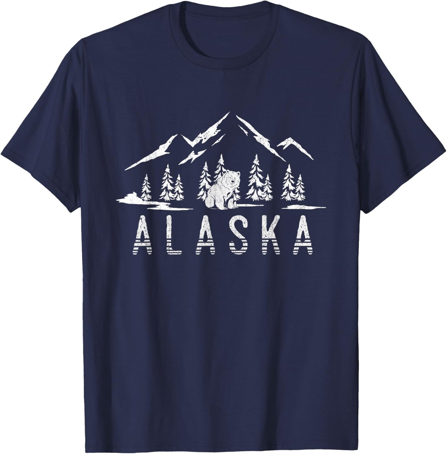 Alaskan Bear Alaska T-Shirt - T-Shirt | Navy