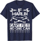 MARLIN Fix It Funny Birthday Personalized Name Dad Gift T-Shirt - T-Shirt | Navy