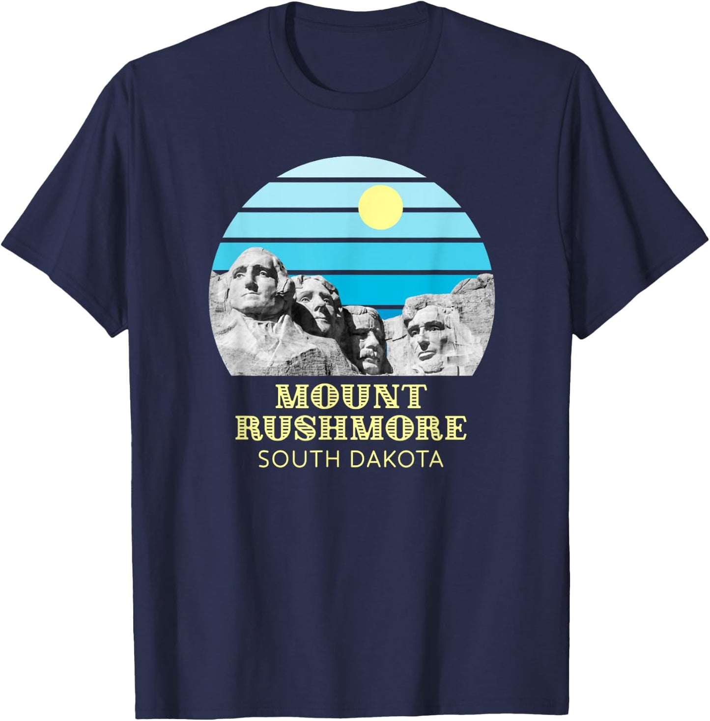 Mount Rushmore T-Shirt - T-Shirt | Navy