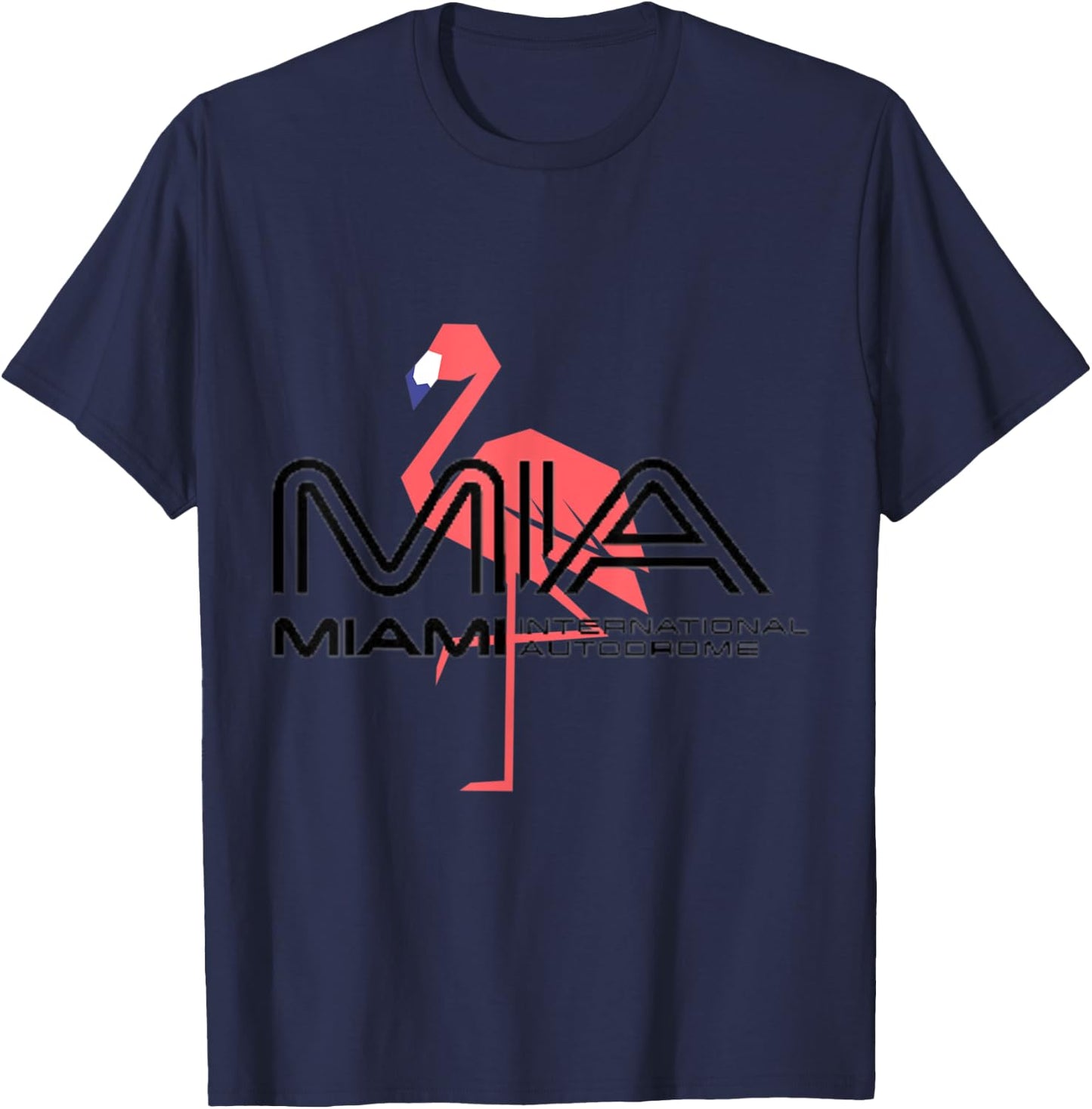 Race Track in miami | Car Racing Circuit Fan T-Shirt - T-Shirt | Navy