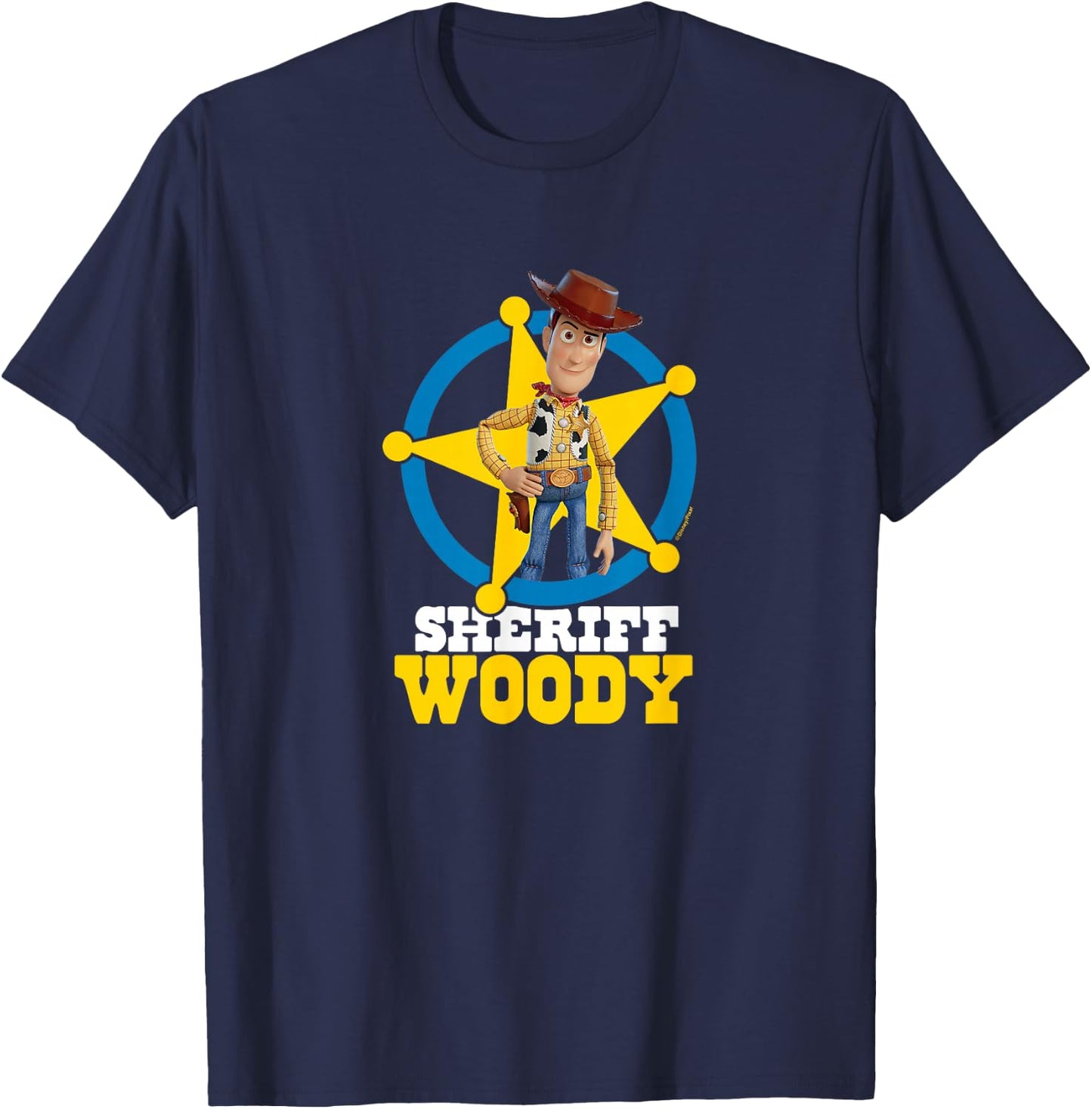 Toy Story - Sheriff Woody T-Shirt - T-Shirt | Navy