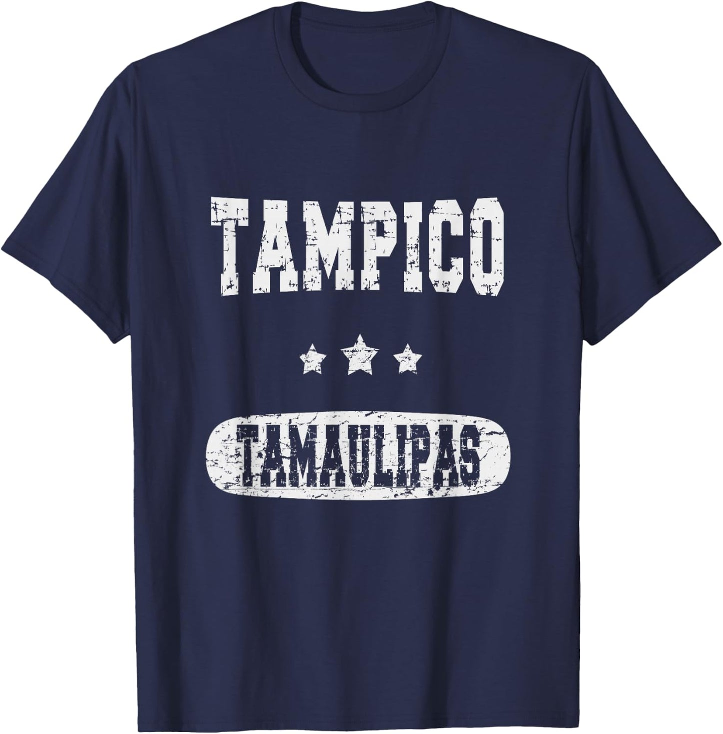 Vintage Tampico, Tamaulipas T-Shirt - T-Shirt | Navy
