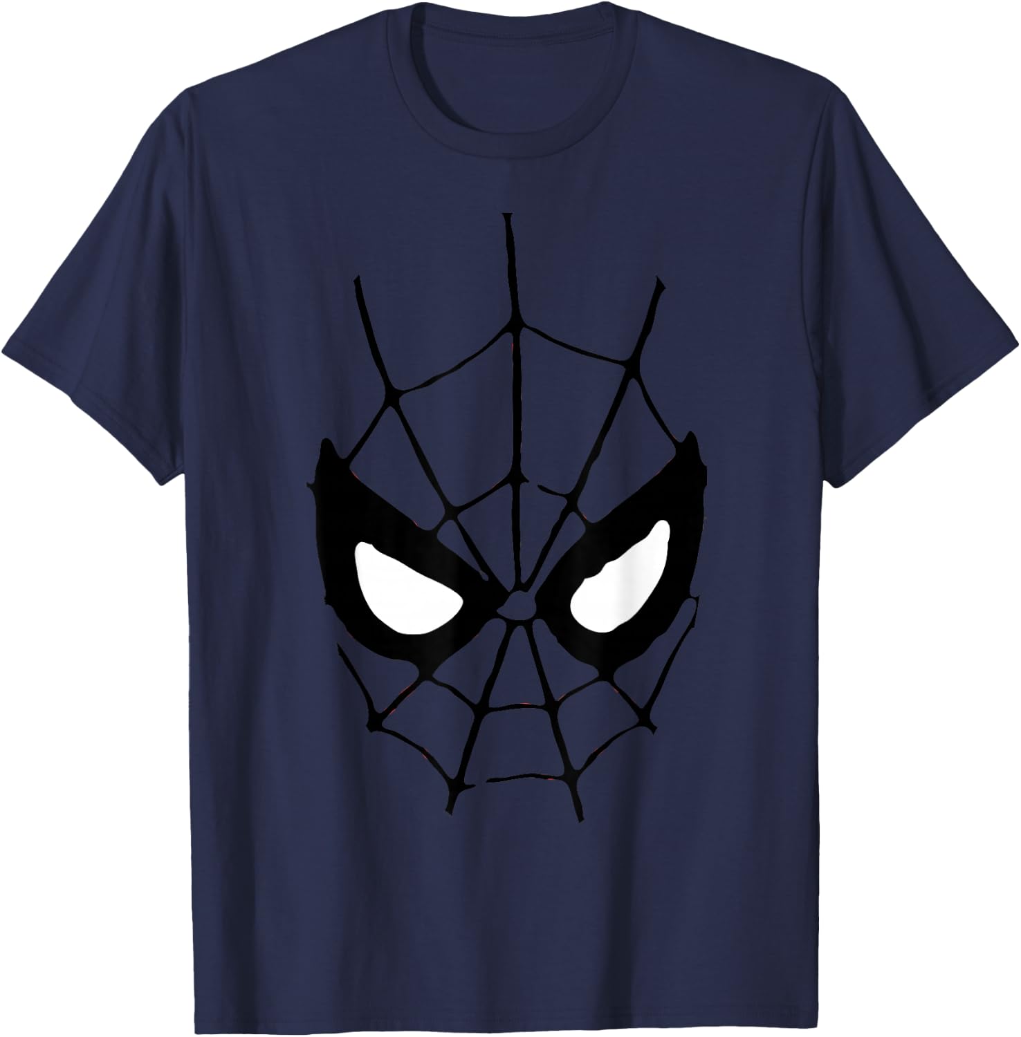 Marvel Spiderman Retro Comic Big Face T-Shirt - T-Shirt | Navy