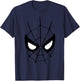Marvel Spiderman Retro Comic Big Face T-Shirt - T-Shirt | Navy