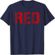 Red Friday Military Veteran Remember Everyone Deployed T-Shirt - T-Shirt | Navy