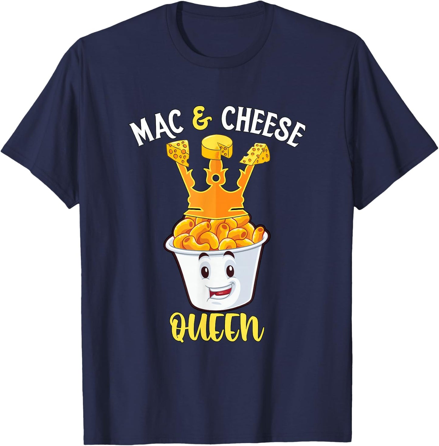 Mac & Cheese Queen T-Shirt - T-Shirt | Navy