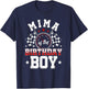 Race Car Party Mima of The Birthday Boy Racing Family T-Shirt - T-Shirt | Navy