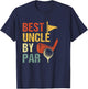 Best Uncle By Par Father's Day Golf T-Shirt - T-Shirt | Navy