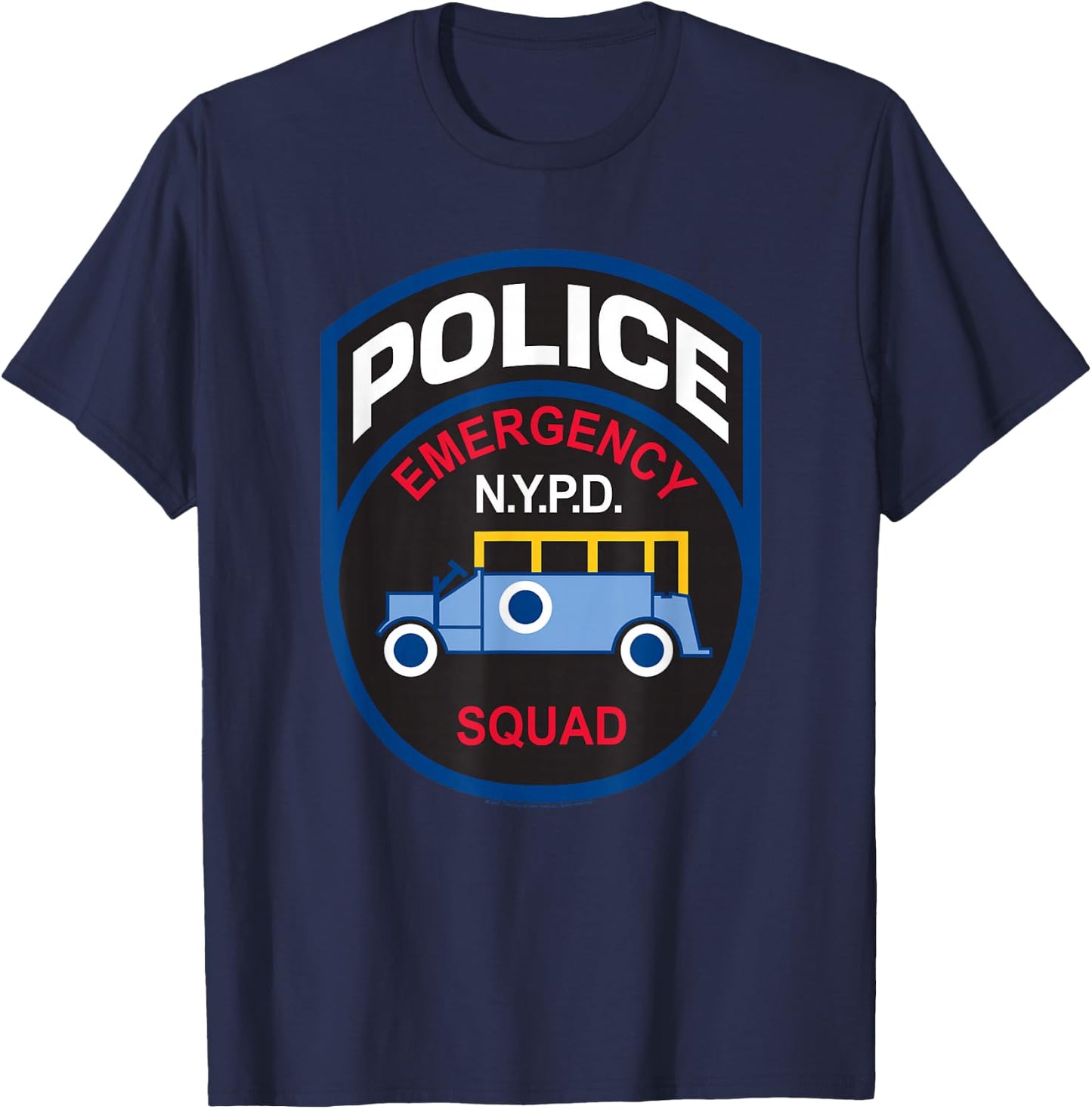 New York City NYPD Emergency Squad T-Shirt - T-Shirt | Navy