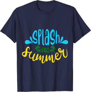 Splash into Summer T-Shirt - T-Shirt | Navy