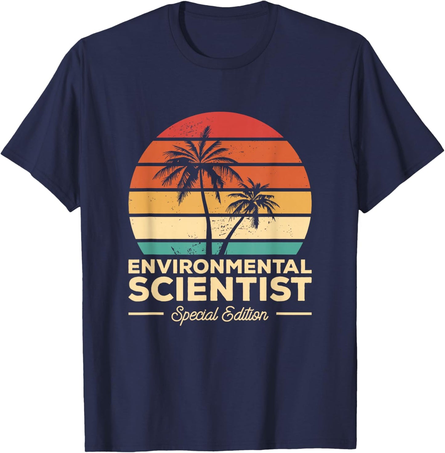 Vintage Environmental Scientist Special Edition T-Shirt - T-Shirt | Navy
