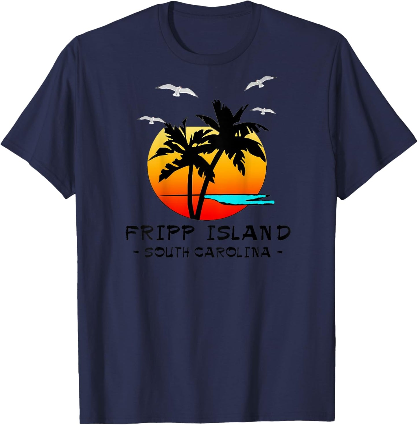 FRIPP ISLAND SOUTH CAROLINA ATLANTIC BEACH VACATION Men Women Kids T-Shirt - T-Shirt | Navy